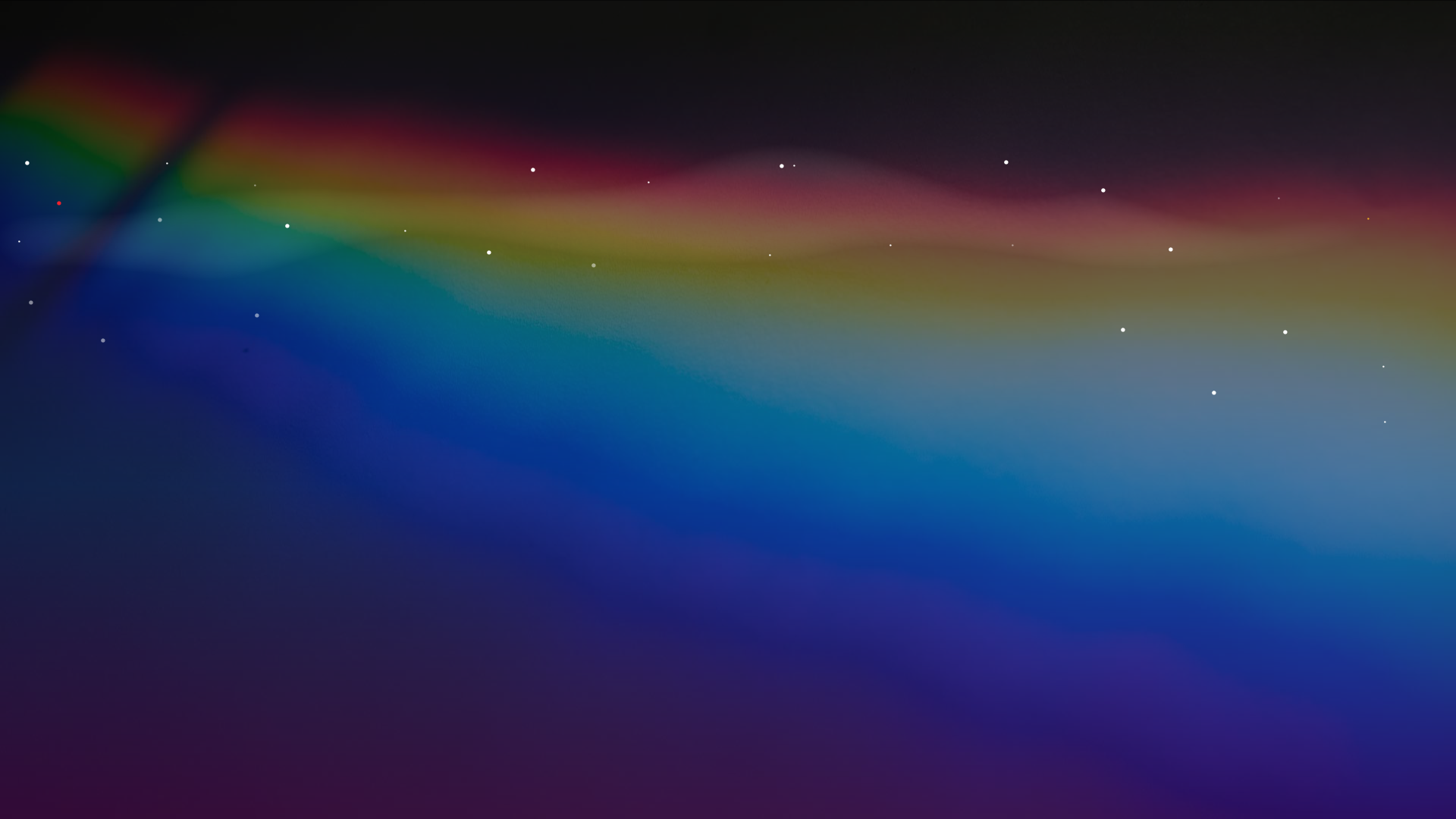 Cosmos rainbow background