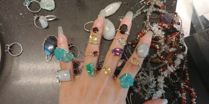 gemstone rings